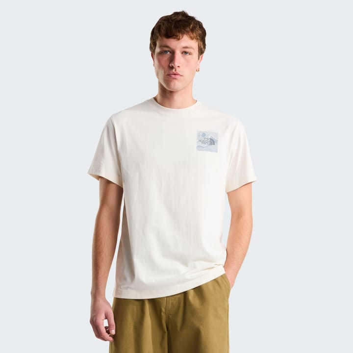 The North Face Men's Mountain Escape Relaxed Graphic T-Shirt White Dune The North Face