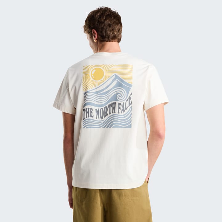 The North Face Men's Mountain Escape Relaxed Graphic T-Shirt White Dune The North Face