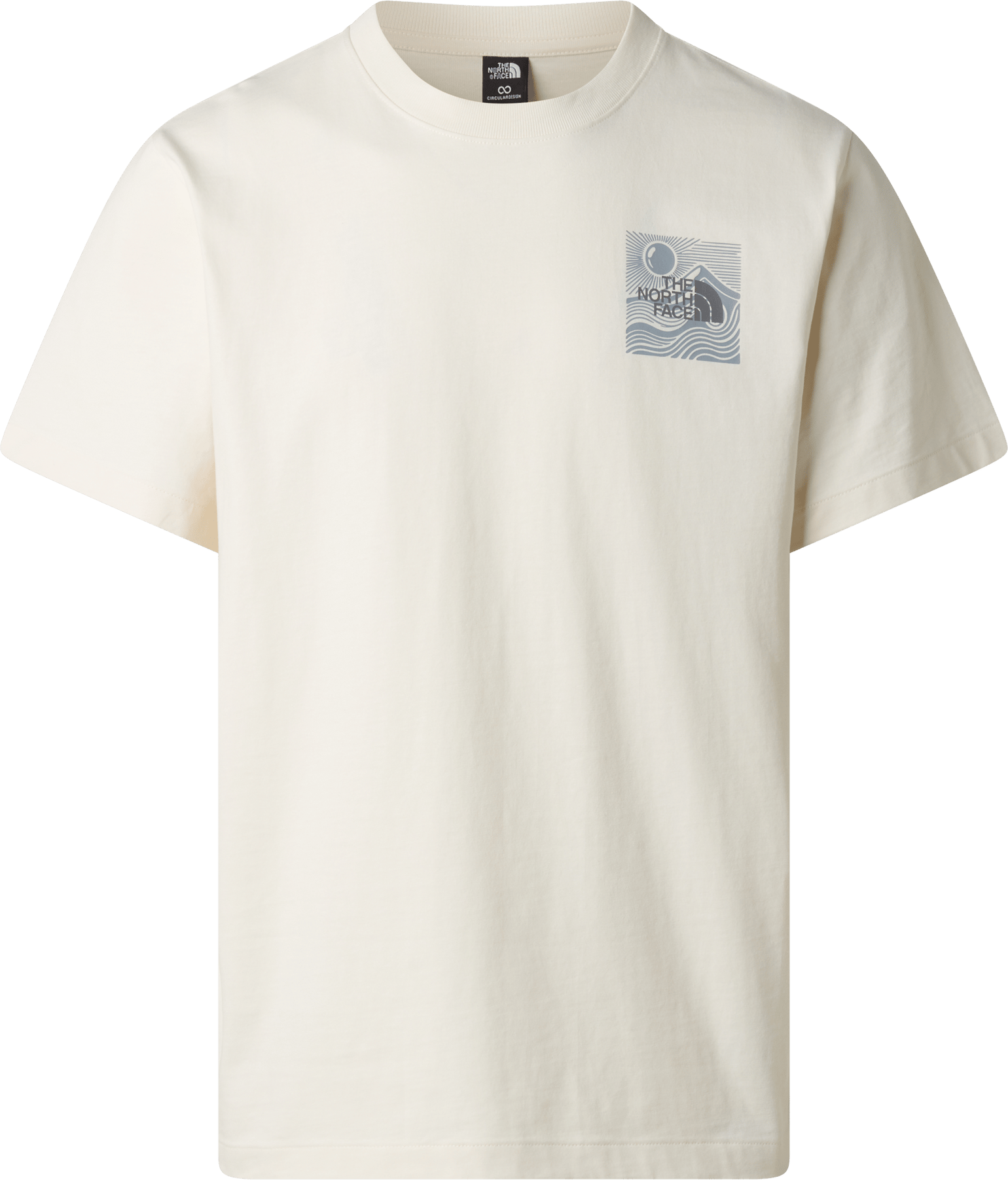 The North Face Men's Mountain Escape Relaxed Graphic T-Shirt White Dune