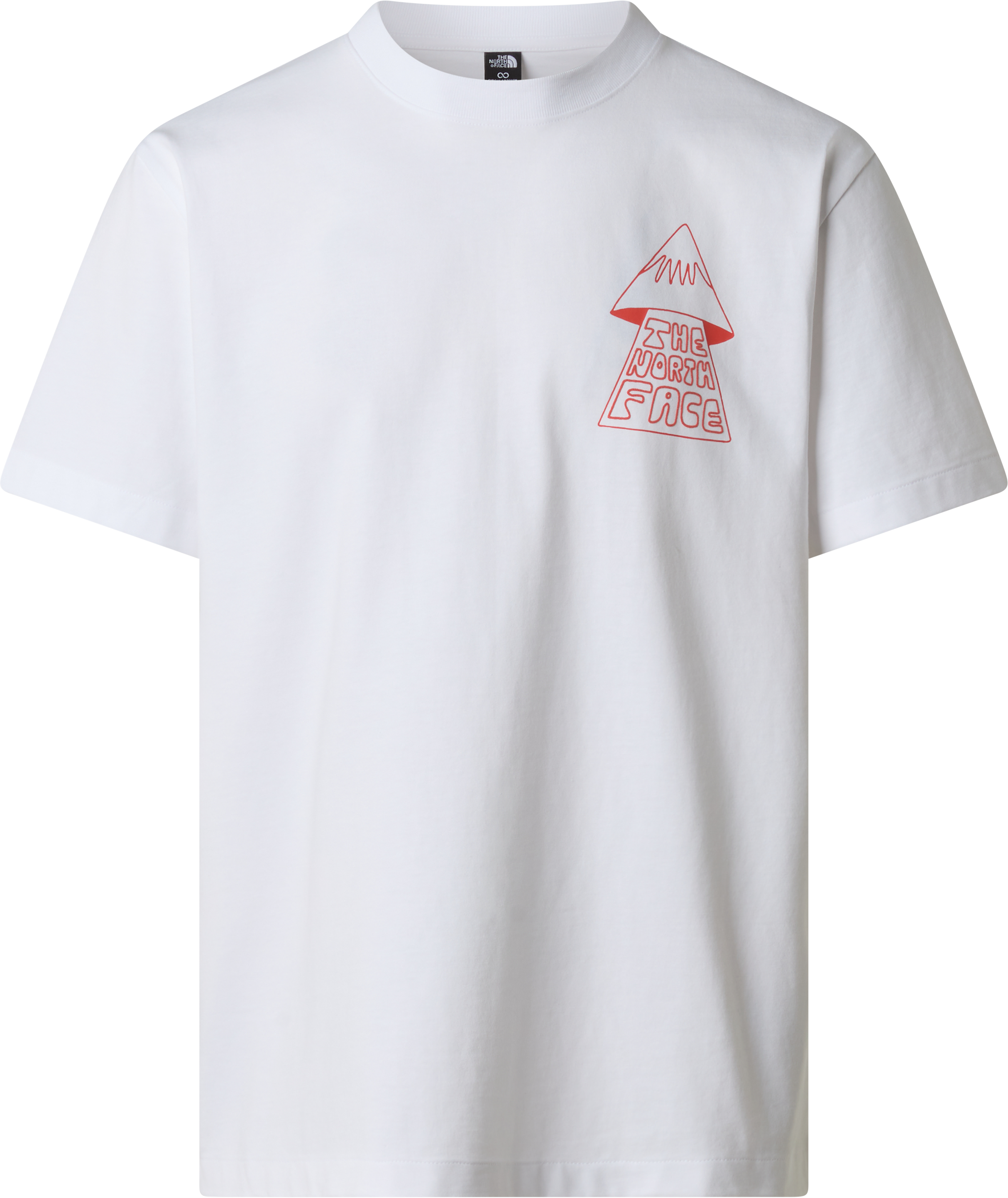 The North Face Men's Mountain Play Relaxed Graphic T-Shirt TNF White  XL