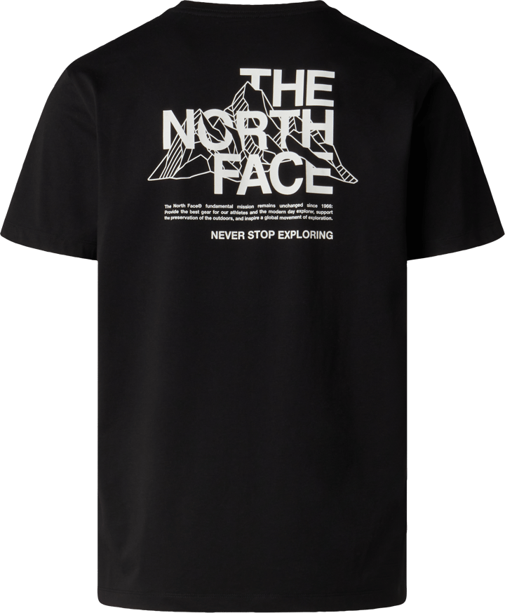 The North Face Men's Mountain Sketch Regular Graphic T-Shirt TNF Black The North Face