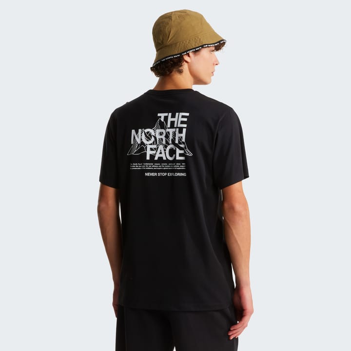 The North Face Men's Mountain Sketch Regular Graphic T-Shirt TNF Black The North Face