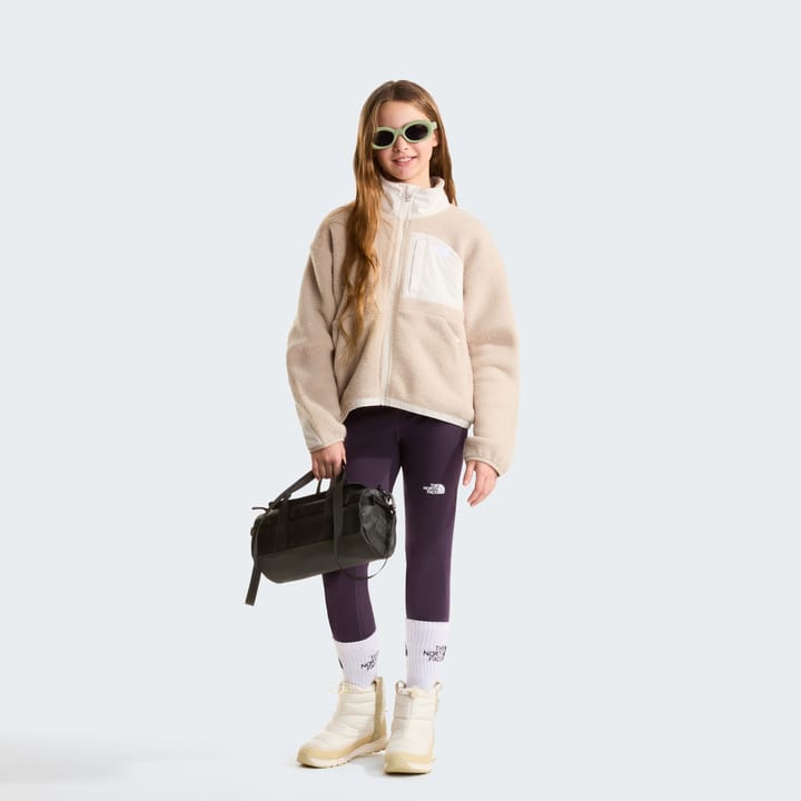 The North Face Girls' Yumiori Off-Peak Full-Zip Jacket Timeless Taupe/White Dune The North Face