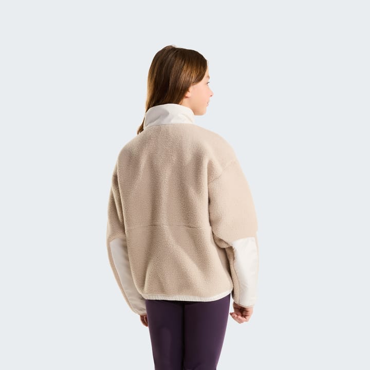 The North Face Girls' Yumiori Off-Peak Full-Zip Jacket Timeless Taupe/White Dune The North Face