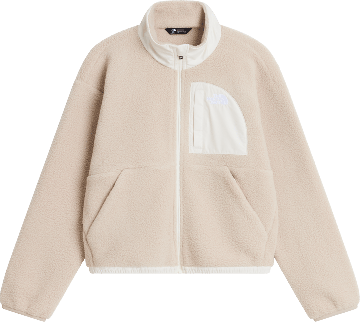 The North Face Girls' Yumiori Off-Peak Full-Zip Jacket Timeless Taupe/White Dune The North Face