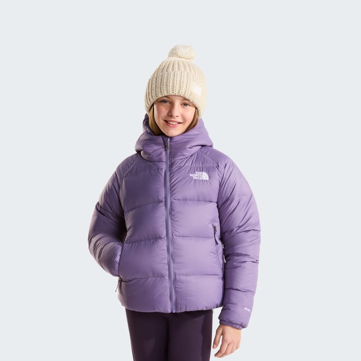 The North Face Girls' Hydrenalite Down Hooded Jacket Grounded Plum The North Face