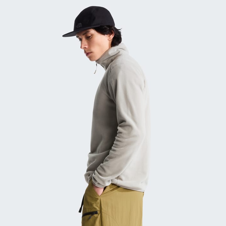 The North Face Men's Glacier 1/4 Zip Fleece - Embroidered Logo Stone Slab The North Face