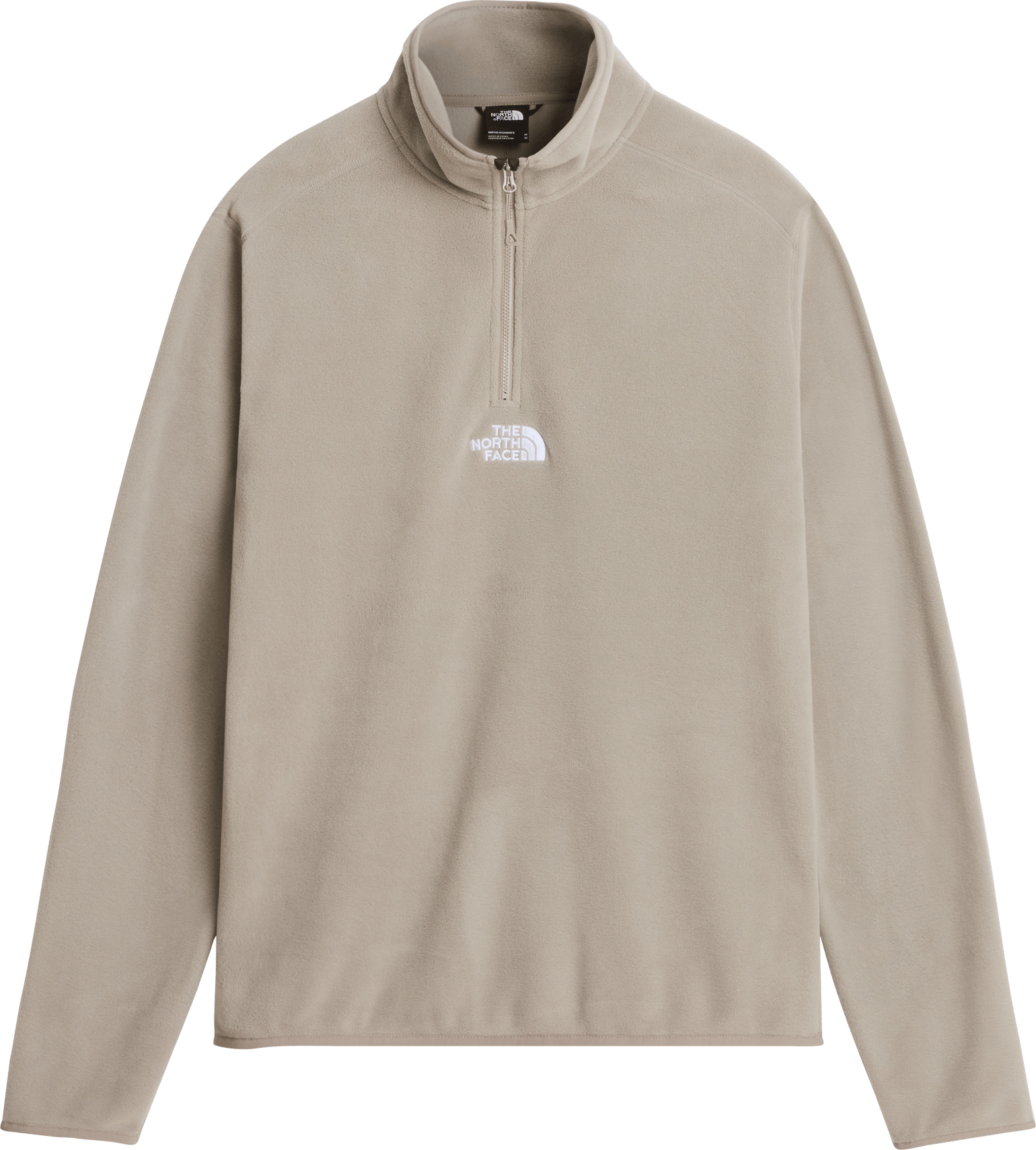 The North Face Men's Glacier 1/4 Zip Fleece - Embroidered Logo Stone Slab
