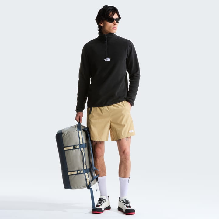 The North Face Men's Glacier 1/4 Zip Fleece - Embroidered Logo TNF Black The North Face