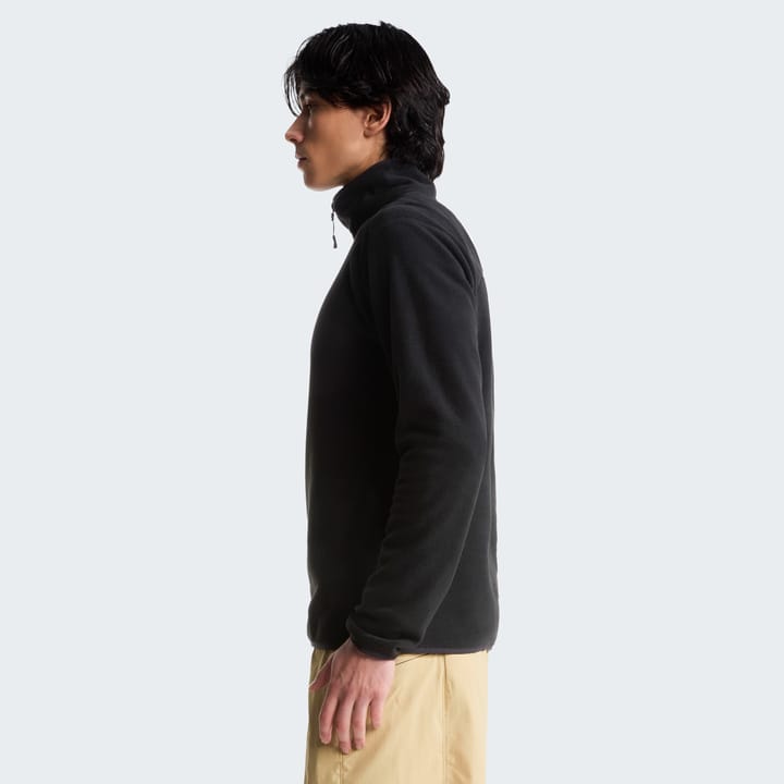 The North Face Men's Glacier 1/4 Zip Fleece - Embroidered Logo TNF Black The North Face
