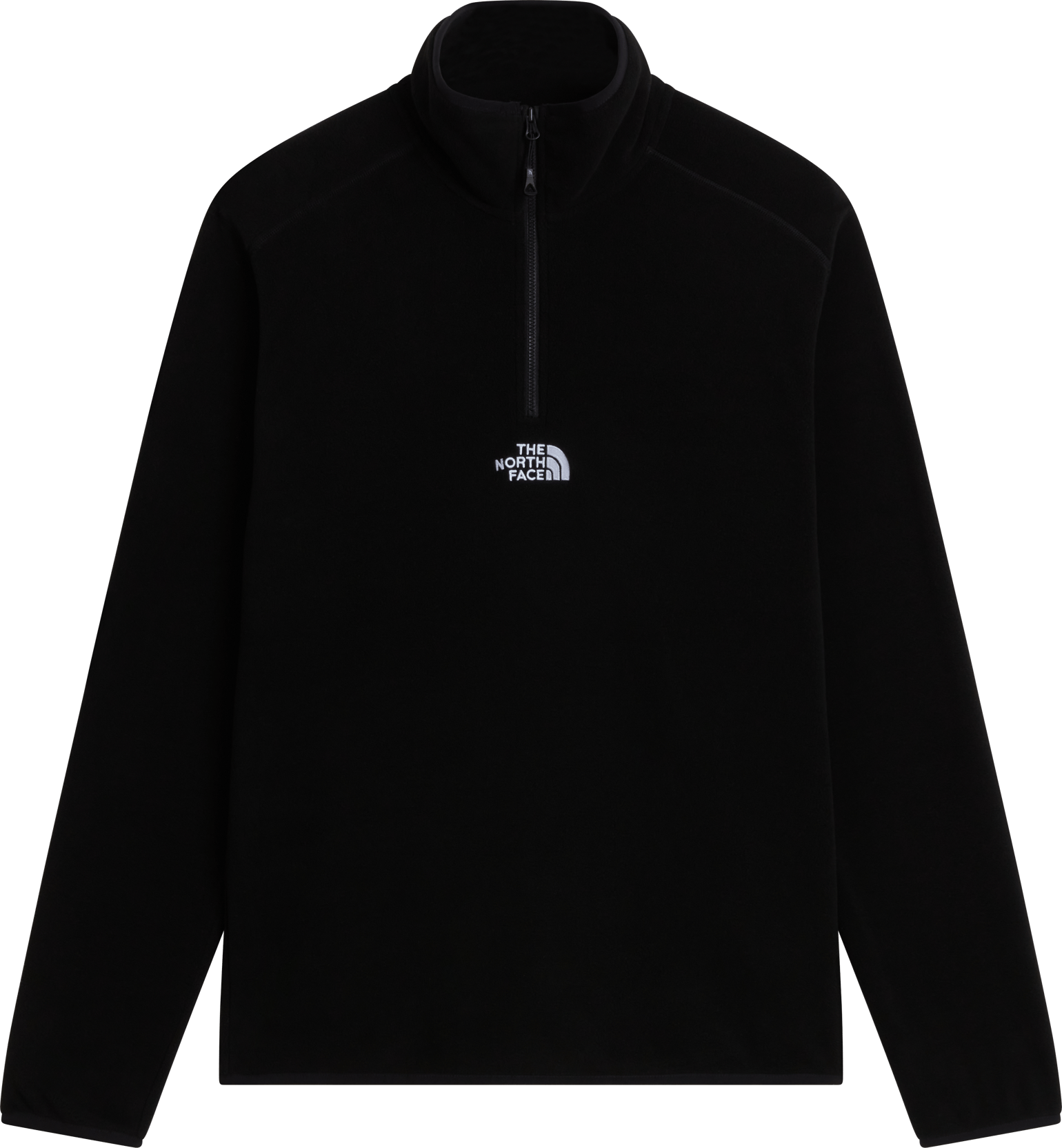 The North Face Men's Glacier 1/4 Zip Fleece - Embroidered Logo TNF Black