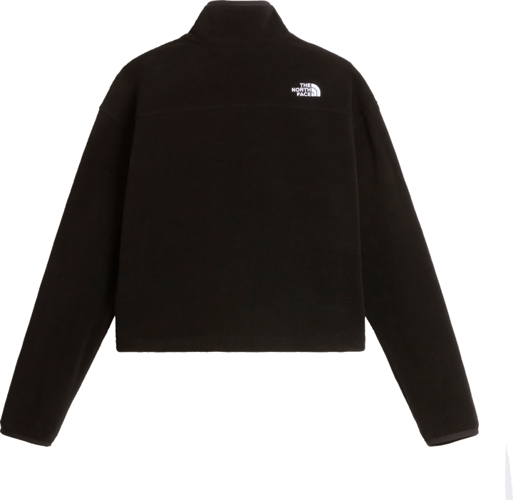 The North Face Women's Glacier Novelty Logo 1/4 Zip Fleece TNF Black The North Face