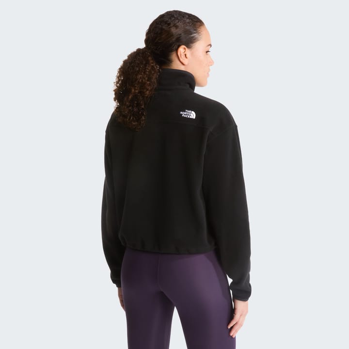 The North Face Women's Glacier Novelty Logo 1/4 Zip Fleece TNF Black The North Face