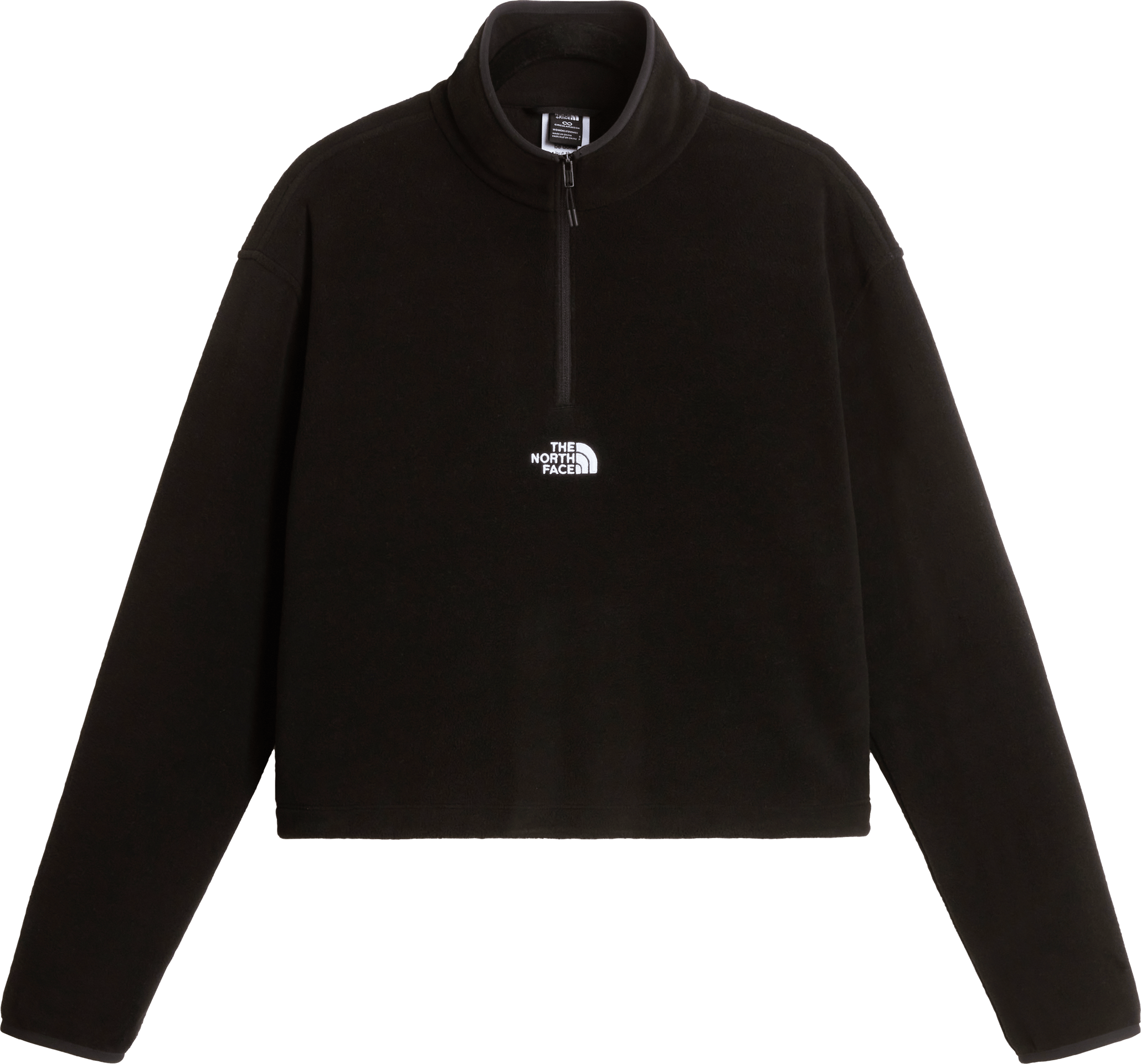 The North Face Women's Glacier Novelty Logo 1/4 Zip Fleece TNF