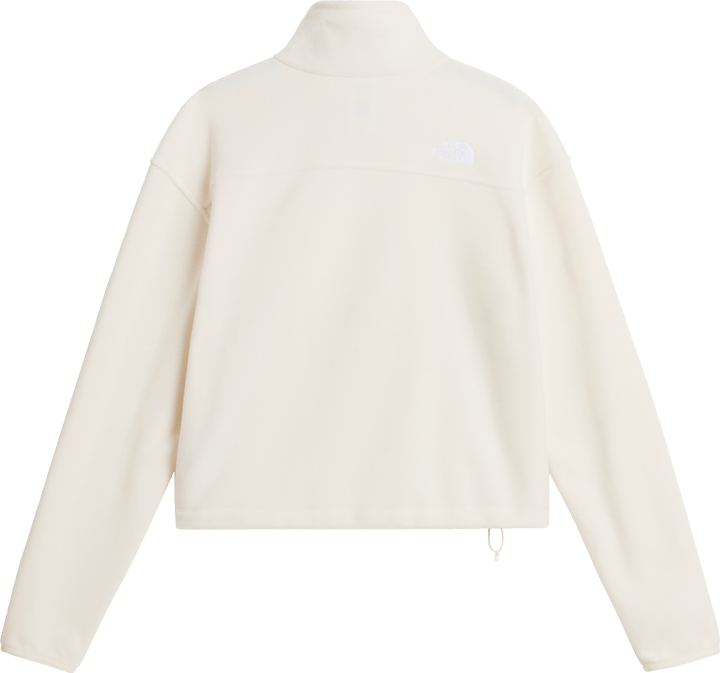 The North Face Women's Glacier Novelty Logo 1/4 Zip Fleece White Dune The North Face
