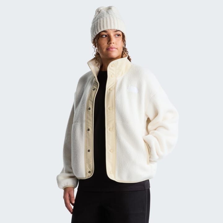 The North Face Women's Cragmont Fleece Jacket White Dune/Desert Stone The North Face
