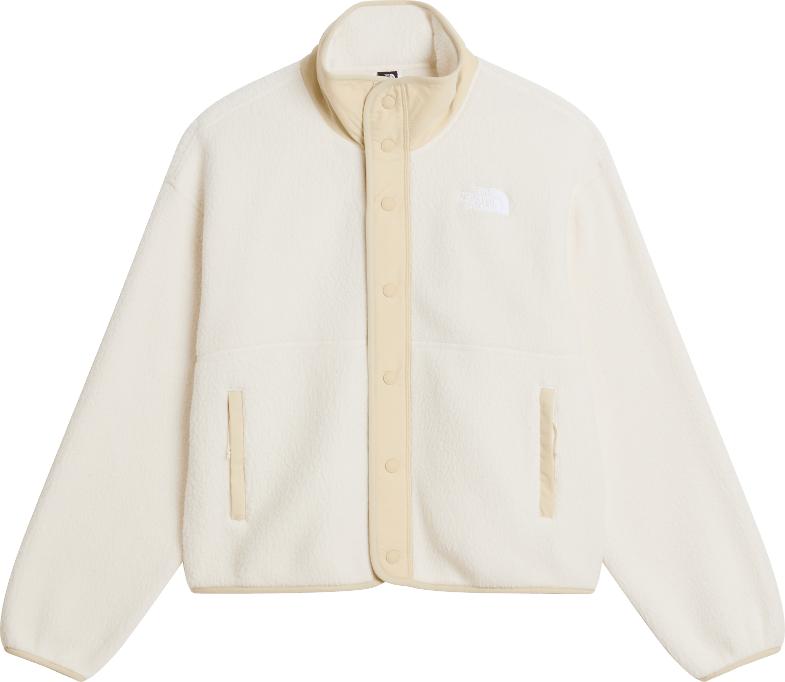 The North Face Women's Cragmont Fleece Jacket White Dune/Desert Stone