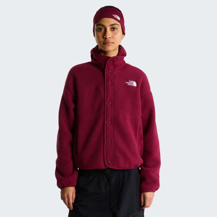 The North Face Women's Cragmont Fleece Jacket Burgundy Crush The North Face