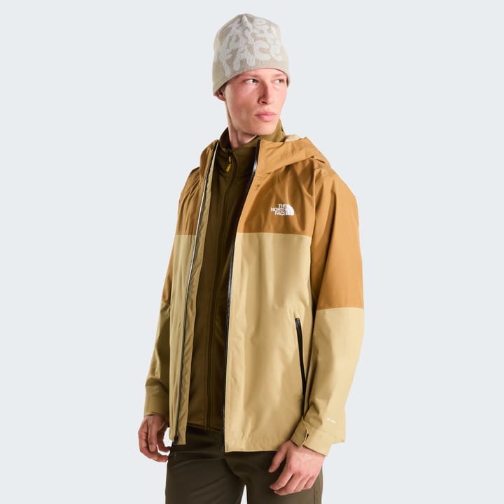 The North Face Men's Dryvent Zip-In Jacket Khaki Stone/Utility Brown The North Face