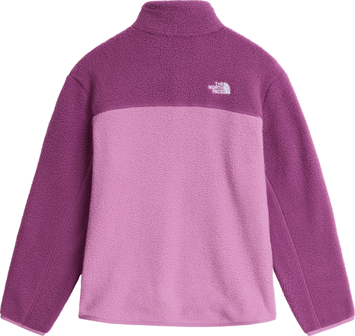 The North Face Teens' Yumiori 1/4 Zip Fleece Jacket Hushed Lavender/Chroma Purple The North Face