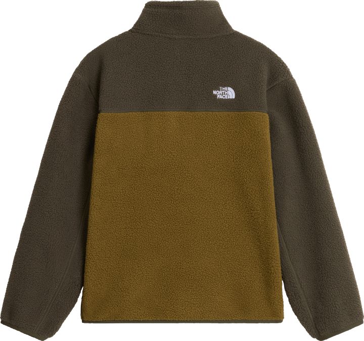 The North Face Teens' Yumiori 1/4 Zip Fleece Jacket Caraway Seed/New Taupe Green The North Face