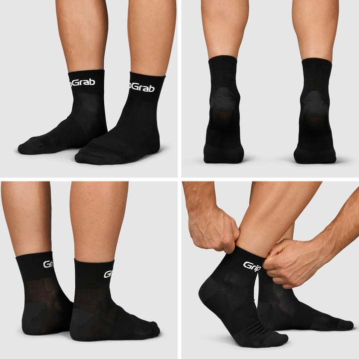 Gripgrab RIDE Low Cut Socks 3-Pack Black Gripgrab