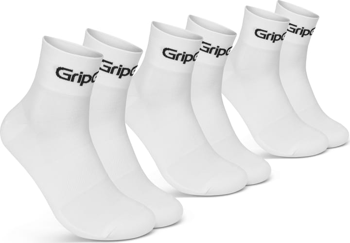 Gripgrab RIDE Low Cut Socks 3-Pack White Gripgrab