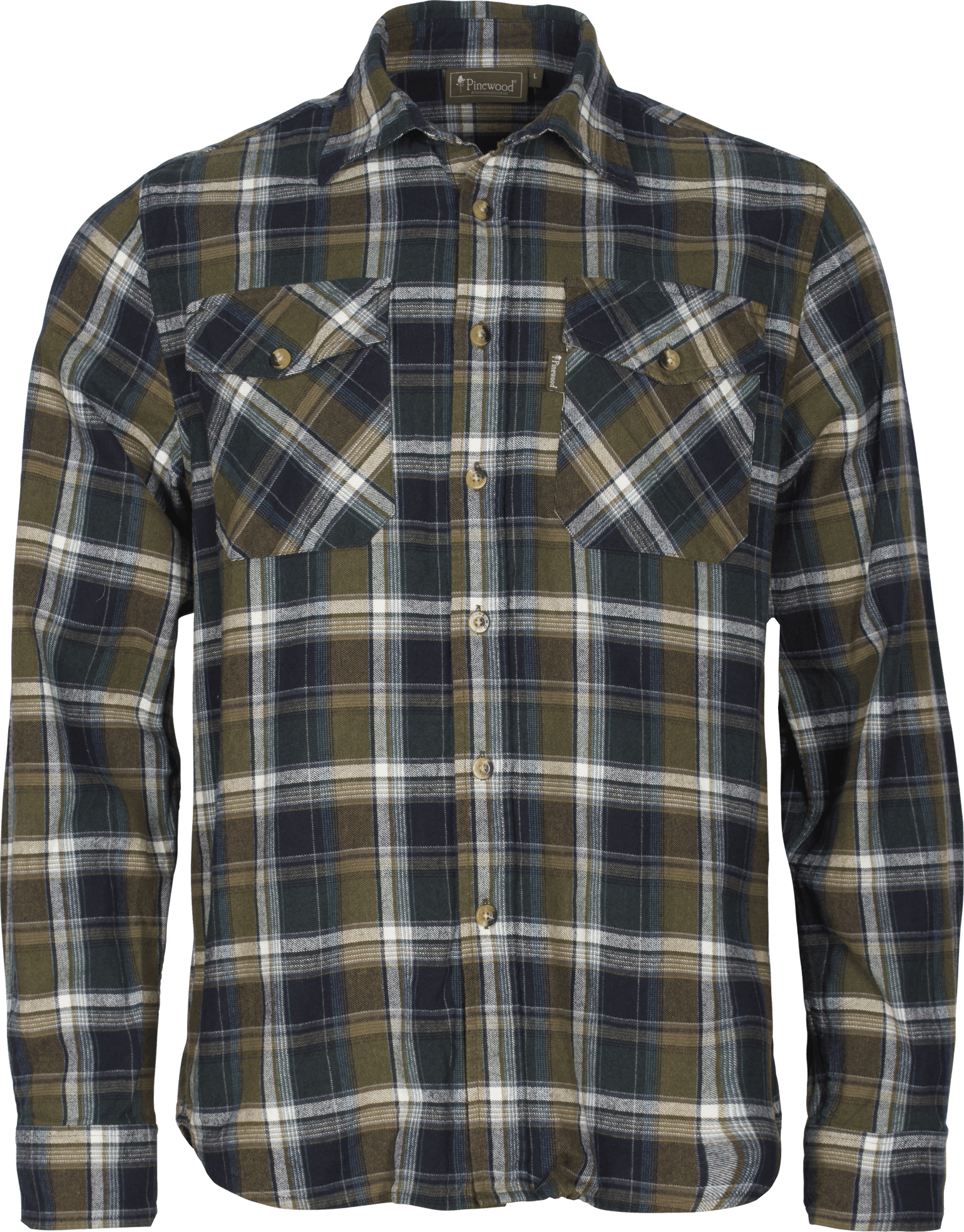 Pinewood Men's Härjedalen Shirt Green/Navy