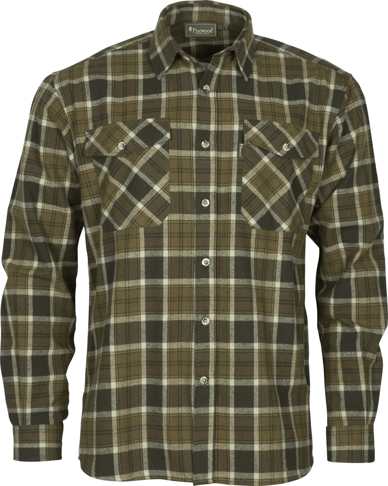 Pinewood Men's Härjedalen Shirt Hunting Olive/Khaki