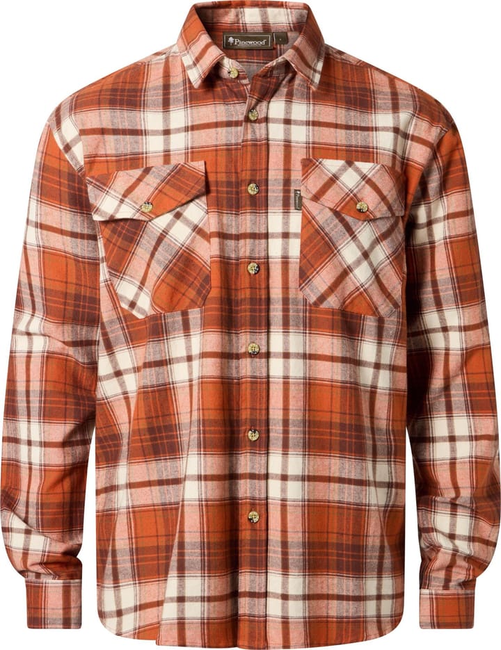 Pinewood Men's Härjedalen Shirt Terracotta/brown Pinewood