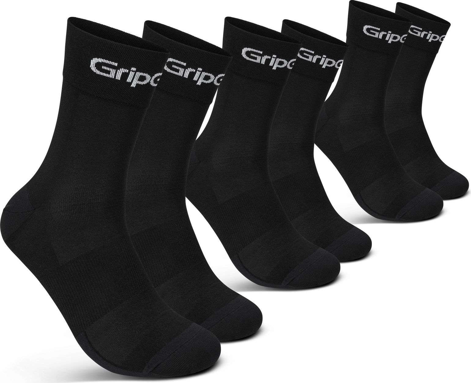Gripgrab RIDE Regular Cut Socks 3-Pack Black