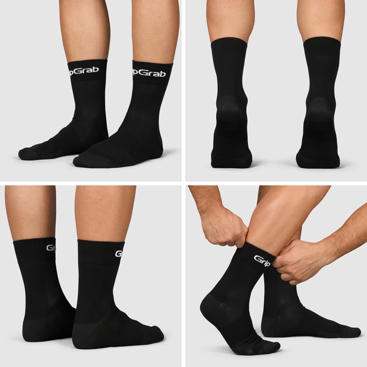 Gripgrab RIDE Regular Cut Socks 3-Pack Black Gripgrab