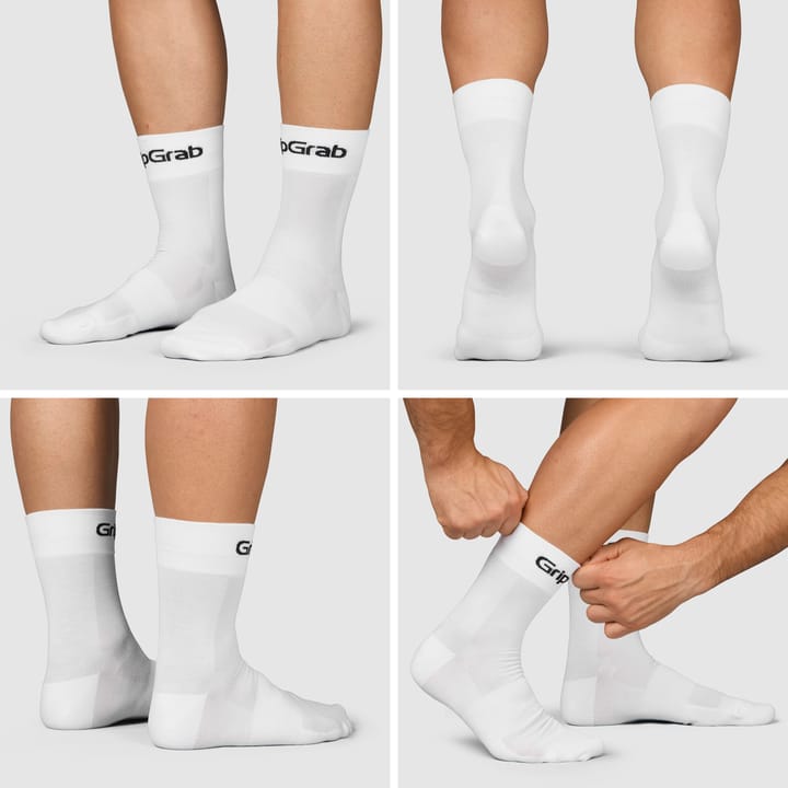 Gripgrab RIDE Regular Cut Socks 3-Pack White Gripgrab