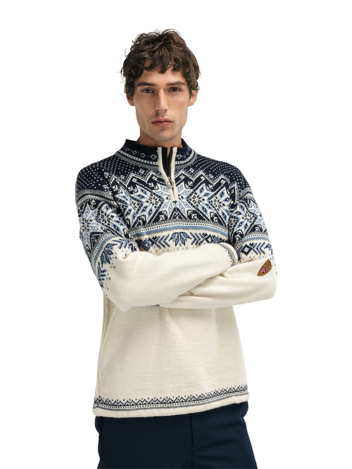 Dale of Norway Men's Vail Sweater Off White/smoke/midnight Navy Dale of Norway
