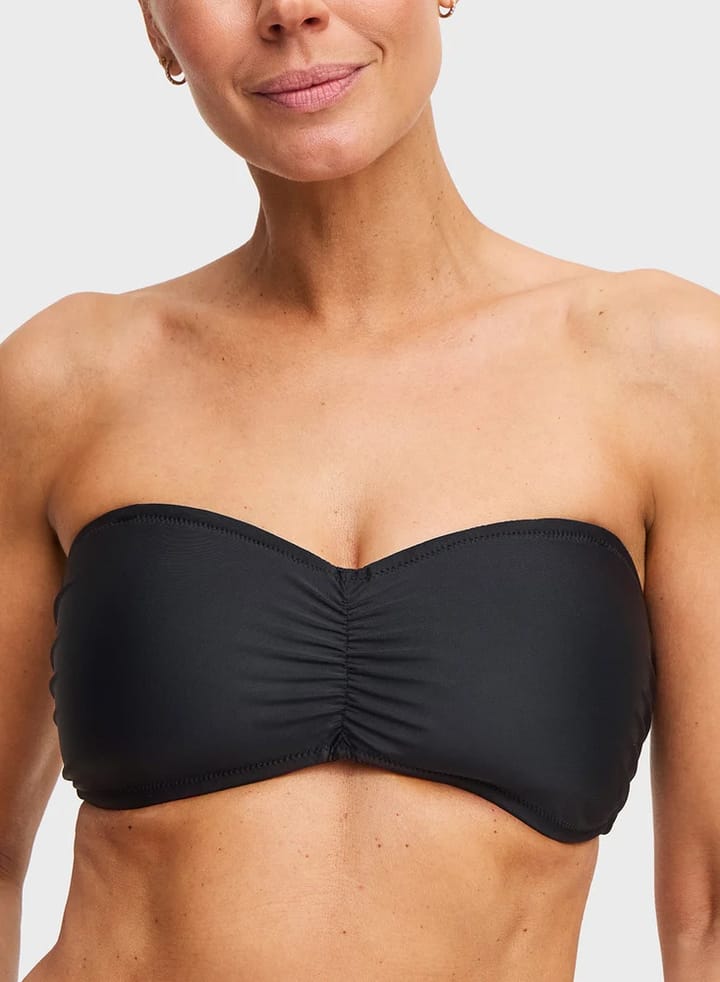 Swegmark Rio Bandeau Bikini Bra Padded Cups Black Swegmark