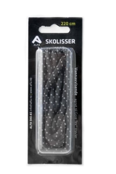 Alfa Laces Alfa Black W.Grey Dots Alfa