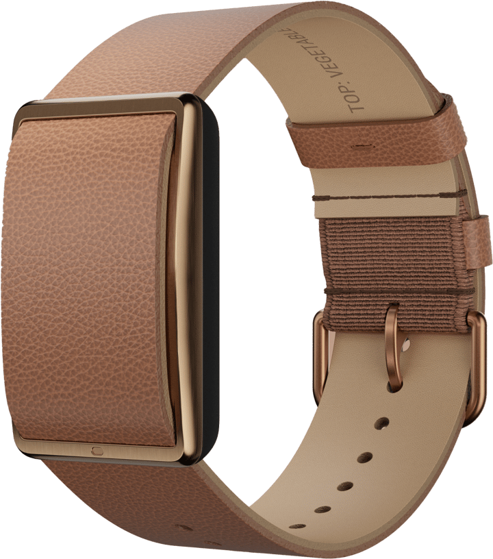 Polar Loop Leather Wristband Brown Polar