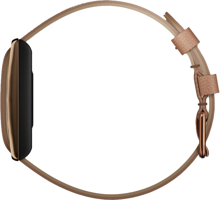 Polar Loop Leather Wristband Brown Polar