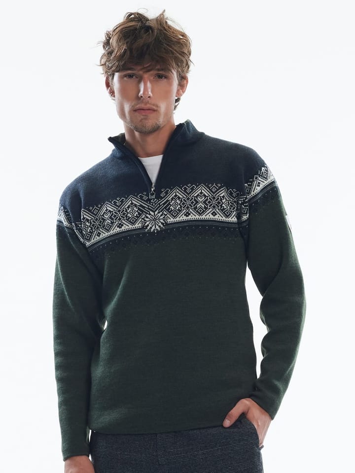 Dale of Norway Moritz Masc Sweater Darkgreen Smoke Darkcharcoal Dale of Norway