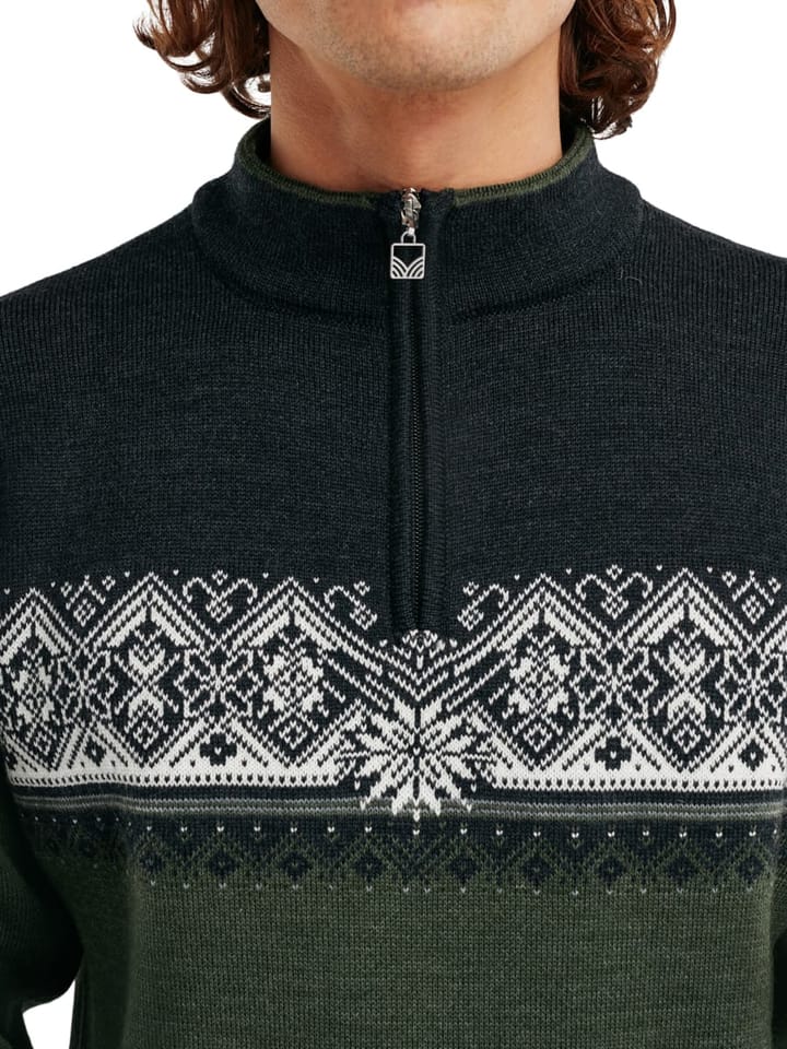 Dale of Norway Moritz Masc Sweater Darkgreen Smoke Darkcharcoal Dale of Norway