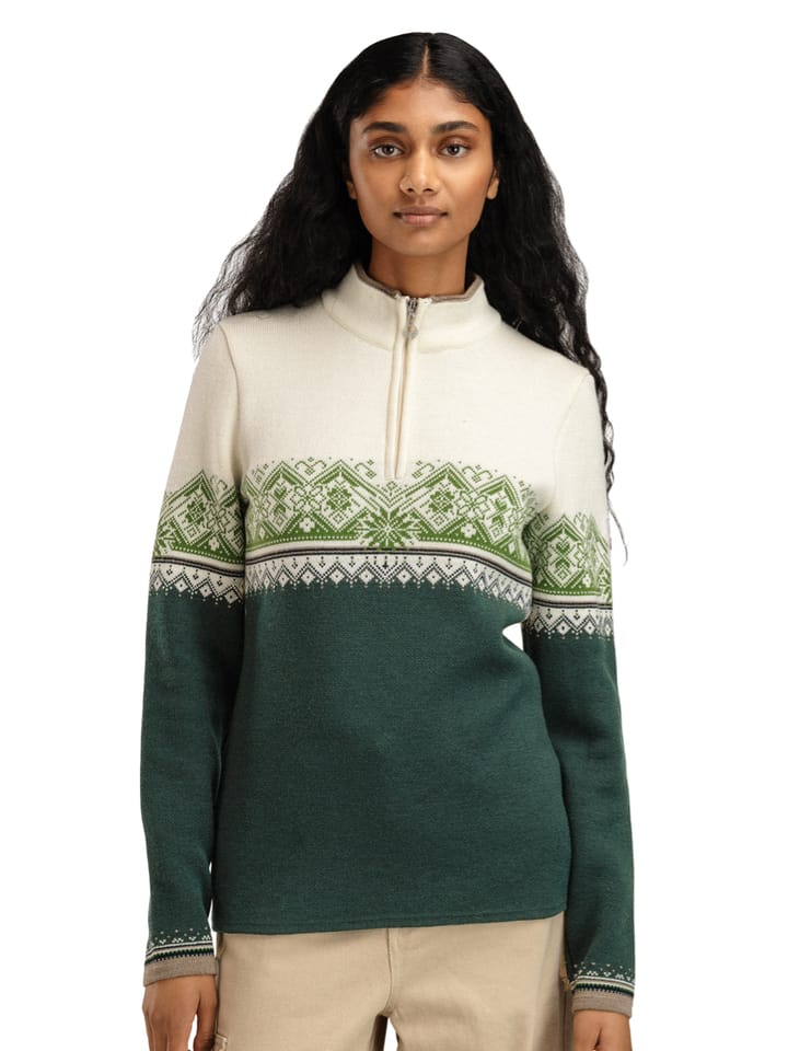 Dale of Norway Women's Moritz Sweater Pinegreen Offwhite Springgreen Dale of Norway