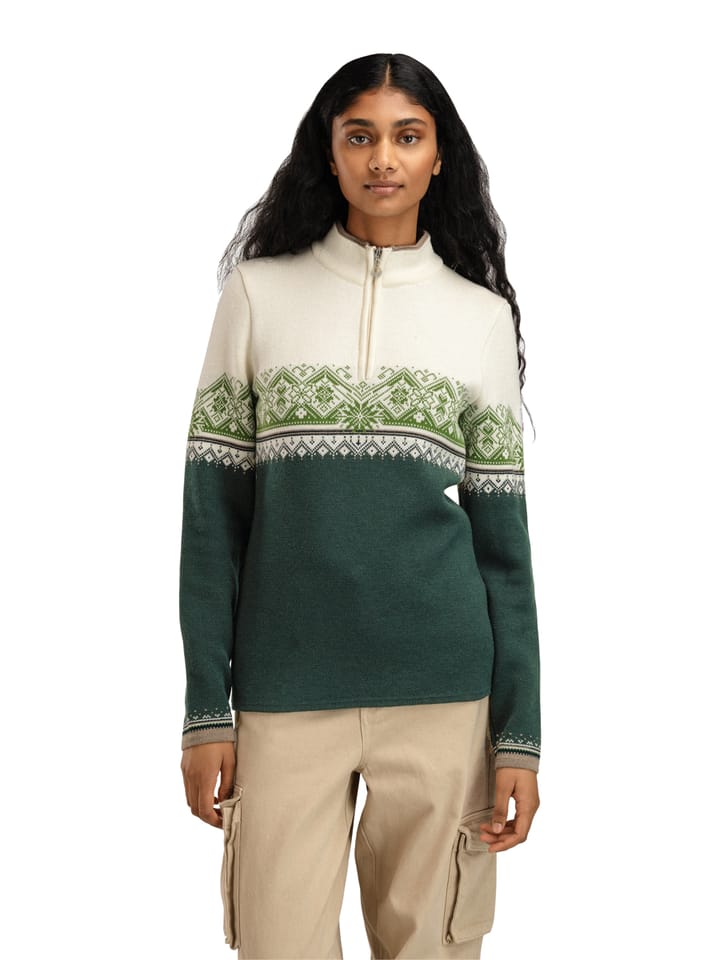 Dale of Norway Women's Moritz Sweater Pinegreen Offwhite Springgreen Dale of Norway