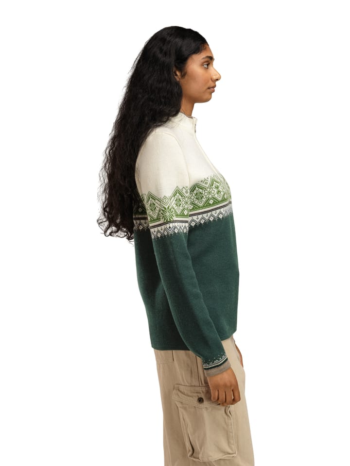 Dale of Norway Women's Moritz Sweater Pinegreen Offwhite Springgreen Dale of Norway