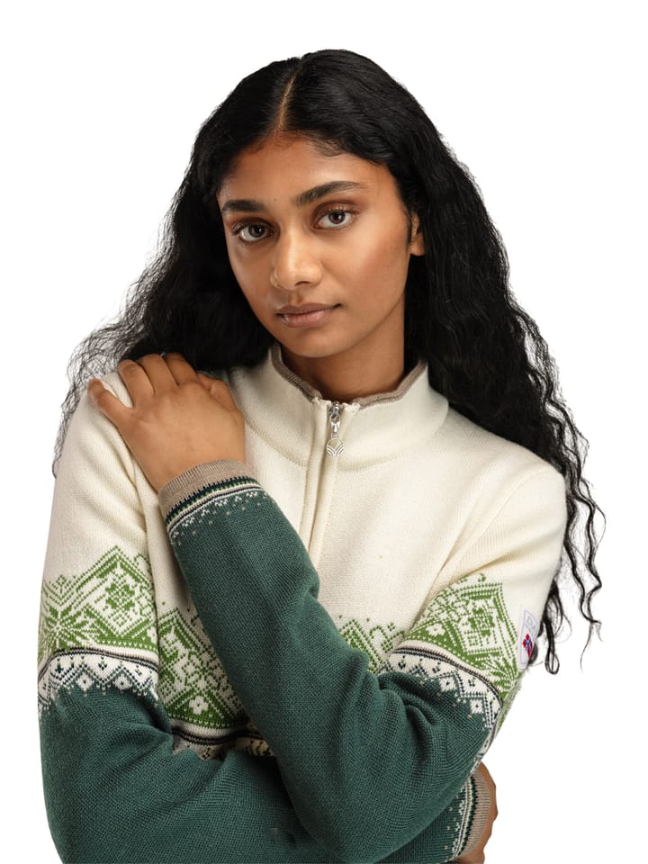 Dale of Norway Women's Moritz Sweater Pinegreen Offwhite Springgreen Dale of Norway