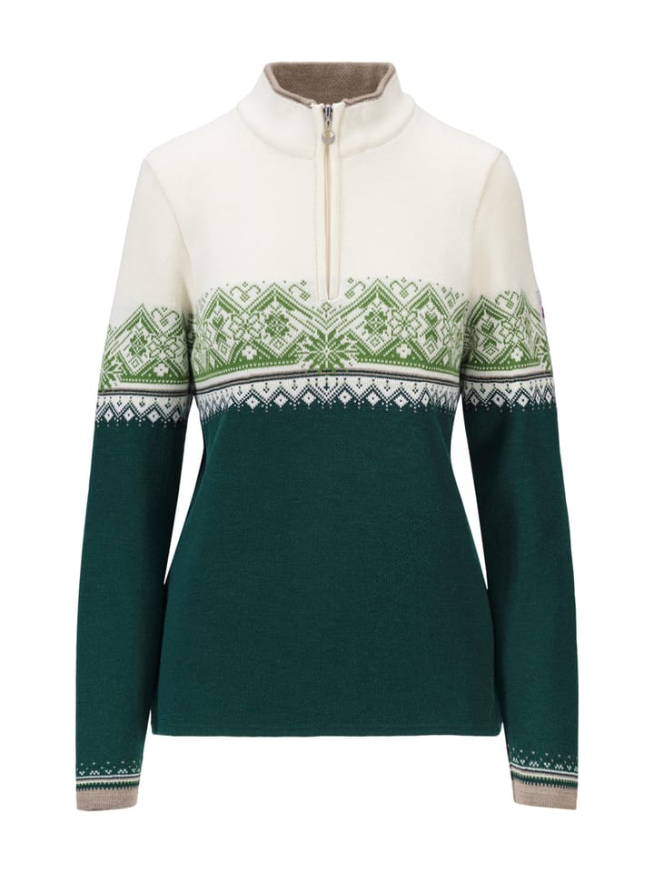 Dale of Norway Women's Moritz Sweater Pinegreen Offwhite Springgreen Dale of Norway
