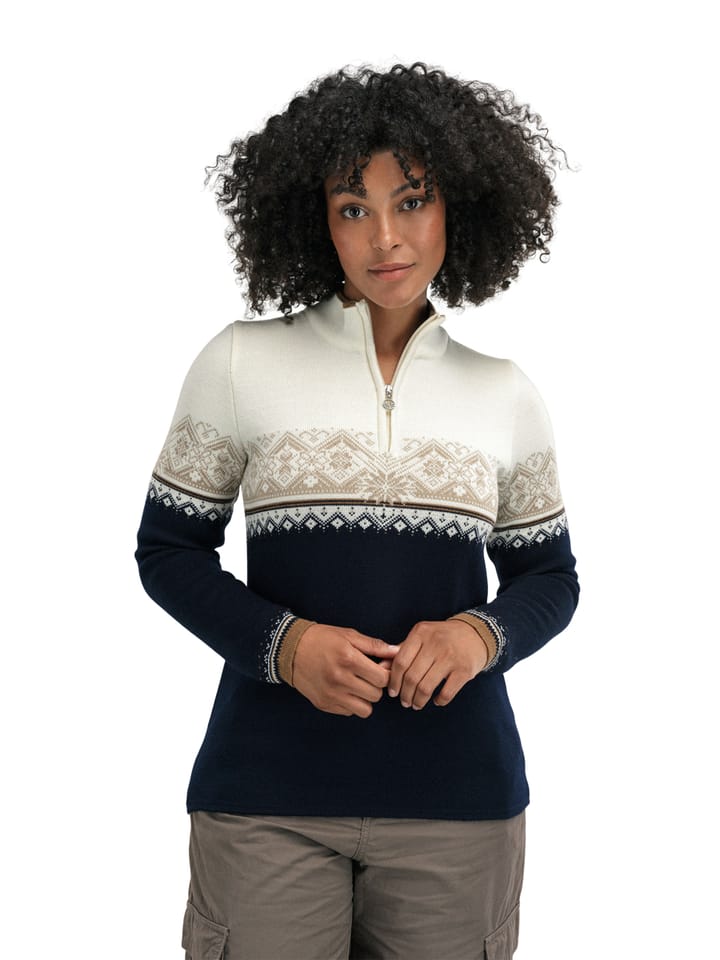 Dale of Norway Women's Moritz Sweater Navy/Bronze/Beige/Offwhite Dale of Norway