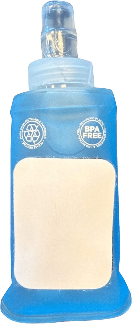 Coxa Carry Soft Flask 150 ml with Velcro Light Blue Coxa Carry