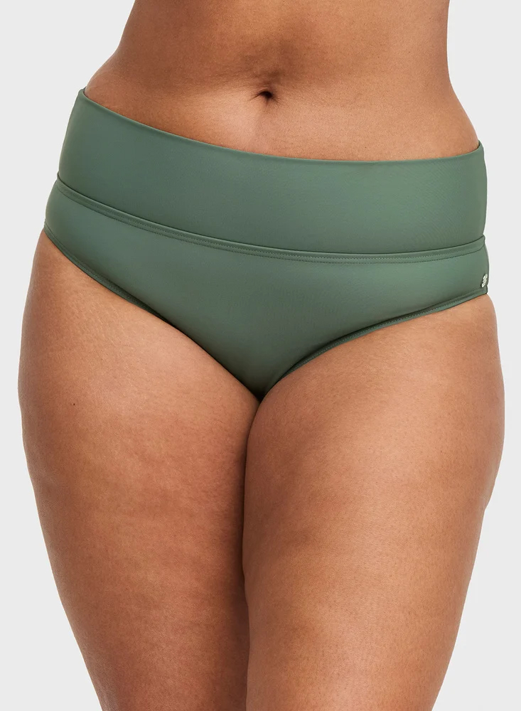 Swegmark Sicily Excellent Folded Bikini Briefs Olive Green