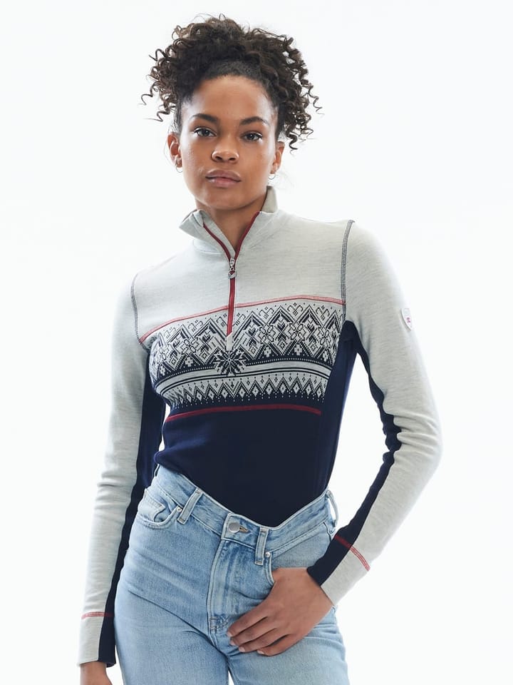 Dale of Norway Women's Rondane Sweater Navy/White/Raspberry Dale of Norway