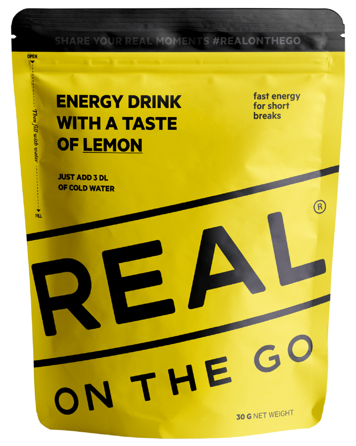 Real Turmat OTG Energy Drink Lemon 30 gram Real Turmat